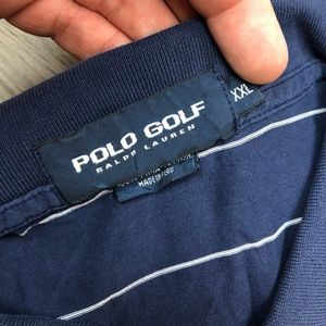 Polo by Ralph Lauren Shirts - Polo Ralph Lauren Navy White Stripe Polo Shirt XXL Polo by Ralph Lauren Shirts - Polo Ralph Lauren Navy White Stripe Polo Shirt XXL
